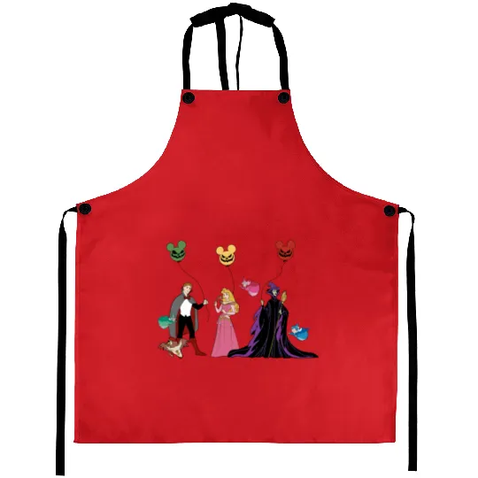 Disney Sleeping Beauty Halloween Balloon Aprons