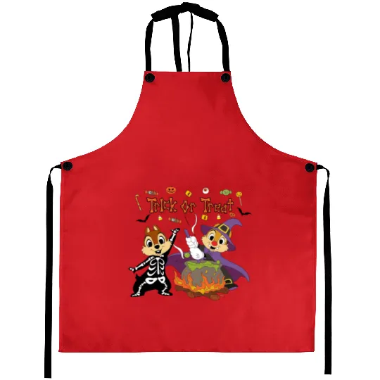 chip and dale Aprons, chip and dale halloween, disney chip and dale halloween Aprons, chip and dale, halloween Aprons, , 121644