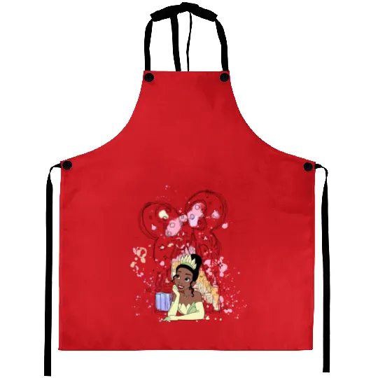 Tiana Disney Aprons, Tiana Aprons, Tiana Princess Aprons, Cute Tiana Aprons