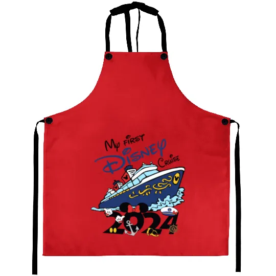My First Disney Cruise 2024 Aprons, Disney Family Cruise Aprons