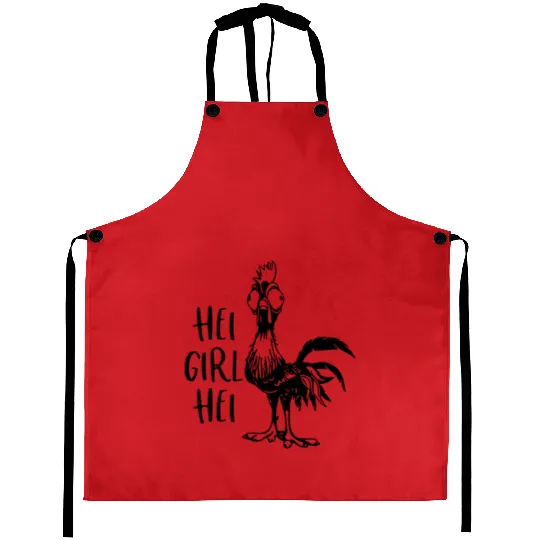 Hei Girl Hei Aprons, Disney Moana Hei Hei T-Shir