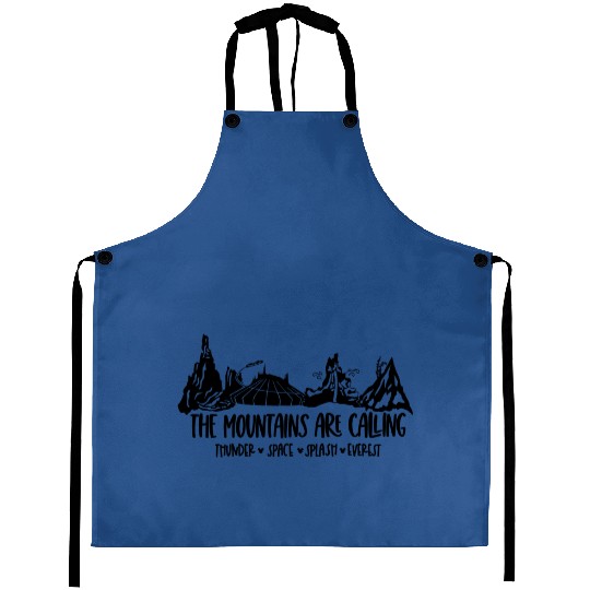 The Mountains are Calling - Disney Mountain Aprons - Disney Family Aprons