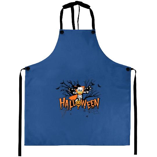Disney Halloween Aprons, Donald Duck Halloween Aprons, Disneyland Halloween Aprons