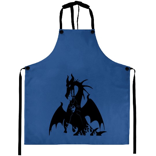 Disney Aprons, Maleficent Dragon Aprons, Disney vacation Aprons