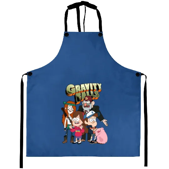 Gravity Falls Family Dynamics Aprons, Disney Gravity Falls 90s Aprons