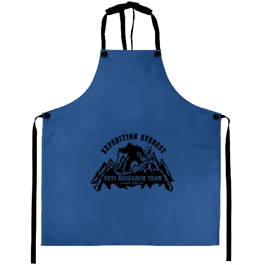 Disney Expedition Everest, Yeti Research Team Aprons, Disney Animal Kingdom Aprons,  Family Yeti Matching Aprons