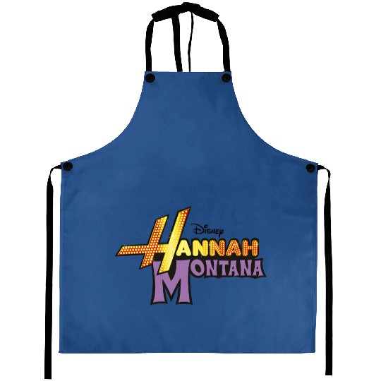 Disney Hannah Montana Logo Aprons, Disneyland Aprons, Disney Vacation Aprons