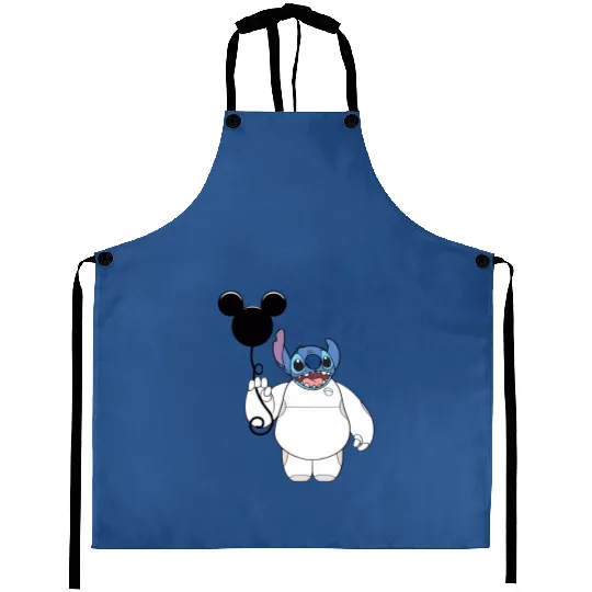 Disney Stitch and Baymax Body Balloon Aprons