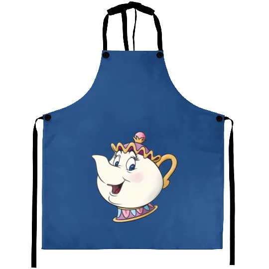 Mrs. Potts Aprons, Chip Aprons, Beauty And The Beast Aprons, Enchanted Rose Aprons, Disneyland Aprons, Disney World Aprons