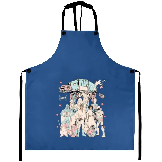 Vintage Disney Star Wars Aprons, Retro Star Wars Aprons, Aprons, Star Wars Aprons