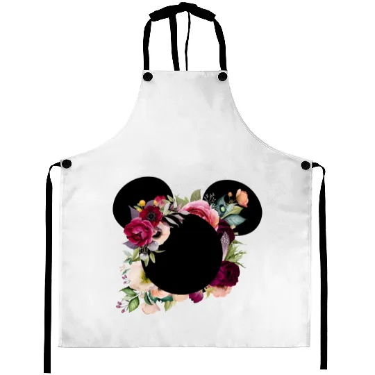 glitter disney Aprons, womens disney Aprons, flower garden festival, mommy and me disney Aprons, floral disney Aprons, girls disney 2023