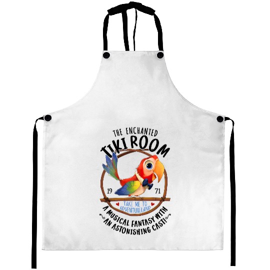 Retro Disneyland Enchanted Tiki Room Aprons