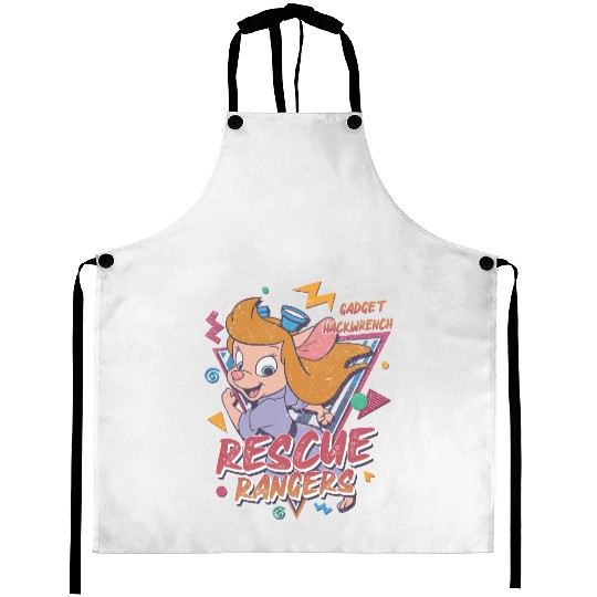 Gadget Hackwrench Aprons, Retro Disney Aprons, Rescue Rangers Aprons, Chip and Dale Aprons