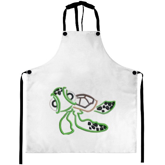 Disney Finding Nemo embroidered Crewneck Crew, Sea Turtle Aprons