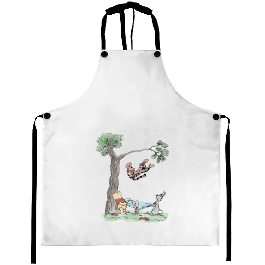 Winnie The Pooh Aprons, The Pooh And Friends Aprons, Disney Winnie The Pooh, Disneyland Pooh Aprons