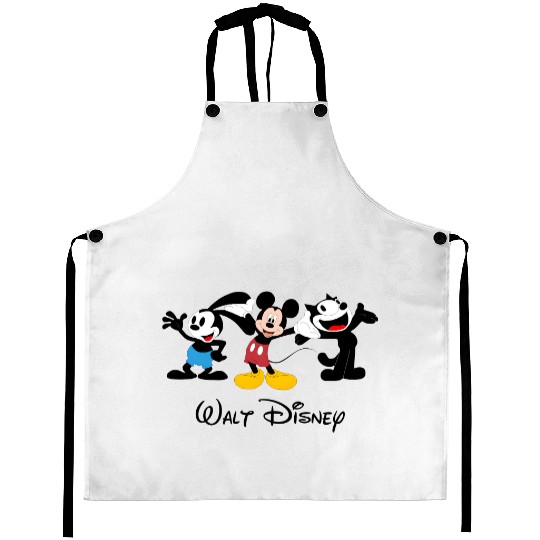 Julius the Cat Oswald the Lucky Rabbit Mickey Mouse Aprons, Disney Trip Aprons