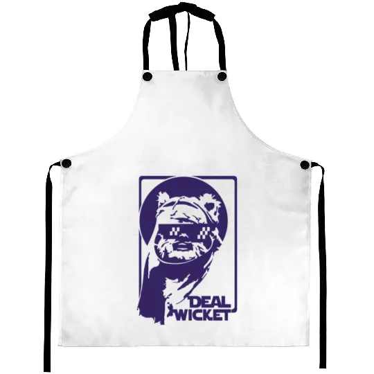 Disney-Star-Wars Shirt, Vintage Nub-Nub Ewok Camp Shirt, Wicket Ewoks Shirt, Forest Summer Camp Aprons