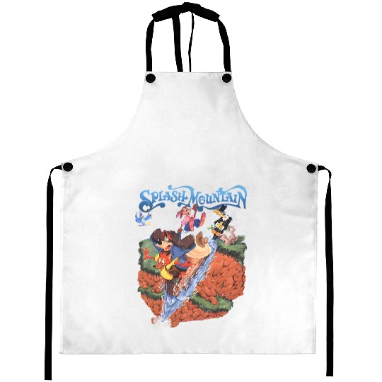 Vintage Disney Splash Mountain Aprons, Disney Mountain Aprons, Brer Rabbit, Brer Bear, Water Ride Disneyworld Aprons