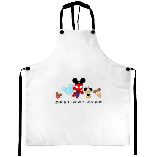 Spiderman Best Day Ever Aprons, Baby Spiderman, Disney Snacks Aprons