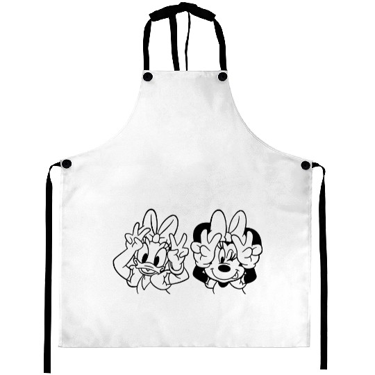 Daisy Duck and Minnie Mouse, Minnie Mouse Aprons, Family Disney Aprons