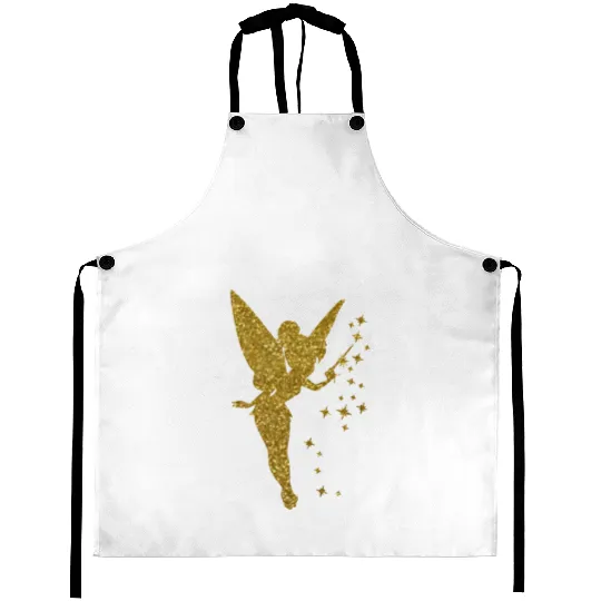 Tinkerbell Aprons, Tinkerbell Glitter Aprons, Peter Pan Aprons, Fairy Aprons, Disney Aprons