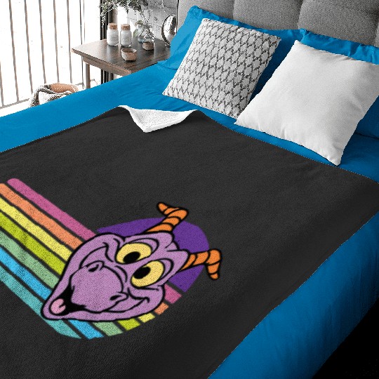 Disney vintage Baby Blankets - Disney figment Baby Blankets - Disney Epcot Baby Blankets