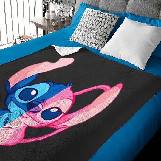Stitch  Baby Blankets, Disney Stitch and Angel Baby Blankets, Lilo and Stitch Baby Blankets