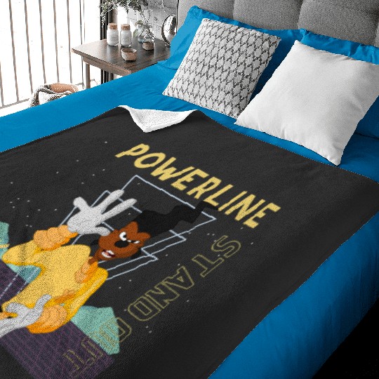 Disney Powerline World Tour 94 Baby Blankets 4 | Disney Baby Blankets | A Goofy Movie Baby Blankets | Unisex | Anime Manga Vintage