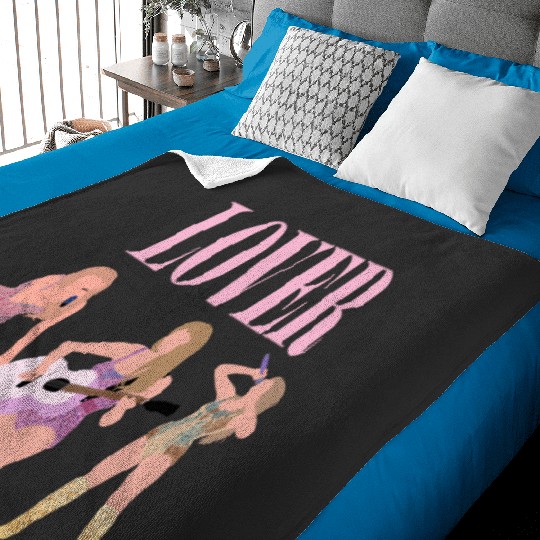 taylorswift lover eras tour art Baby Blankets