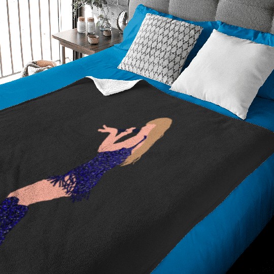 taylorswift midnights eras tour bejewled dance art Baby Blankets