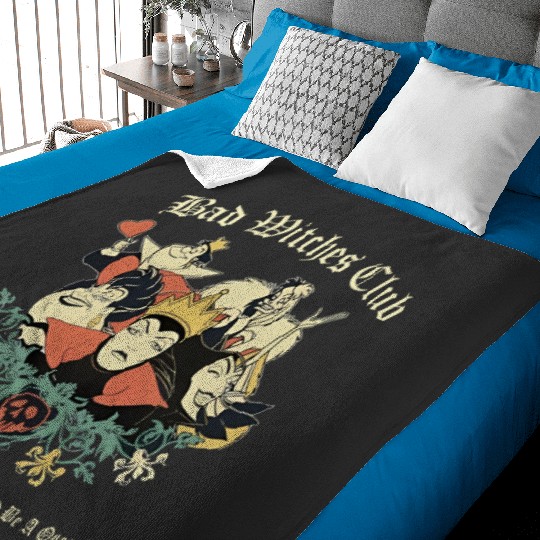 Retro Disney Villains Baby Blankets, Bad Witches Club Baby Blankets, Family Villain Baby Blankets, Disney Vacation Baby Blankets