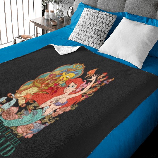 Discover Vintage Disney The Little Mermaid Princess Ariel Baby Blankets