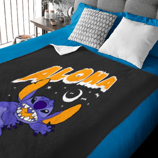 Discover Disney Lilo Stitch Halloween Aloha Spooky Text Baby Blankets