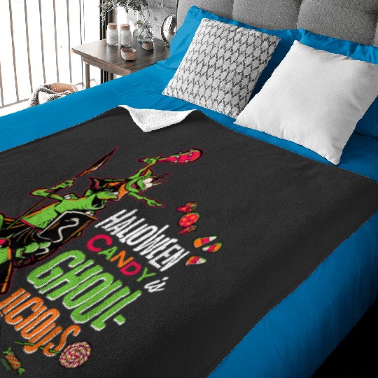 Disney 100 Villains Goons Halloween Candy is Gho Baby Blankets