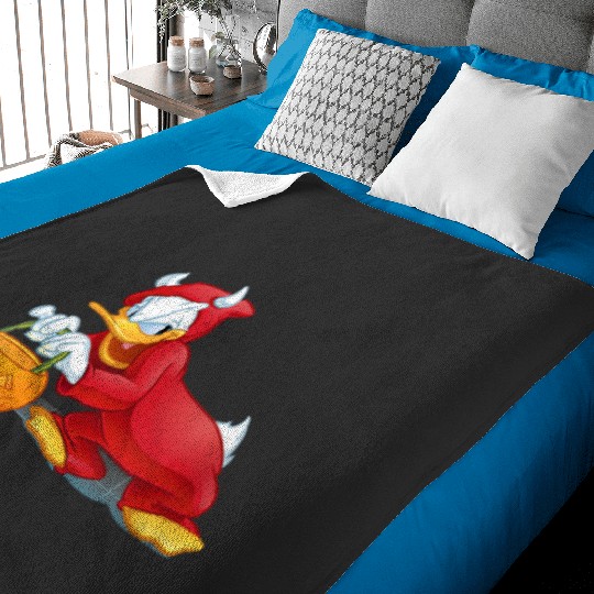 Womens Disney Halloween Donald Duck Devil Baby Blankets
