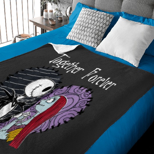 Disney The Nightmare Before Christmas Jack Sally Baby Blankets