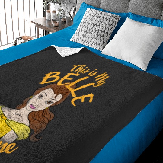 Discover Disney Beauty And The Beast Belle My Costume Hal Baby Blankets
