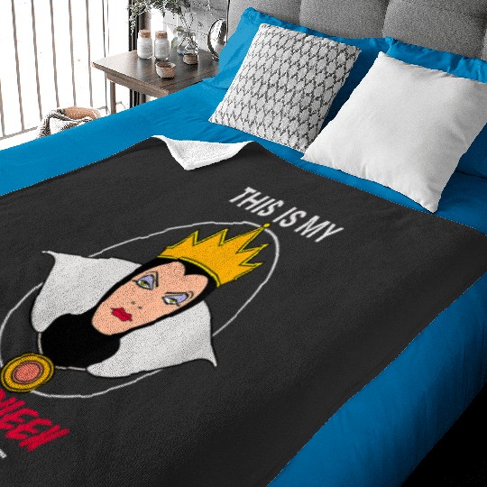 Disney Villains This is My Evil Queen Costume Ha Baby Blankets