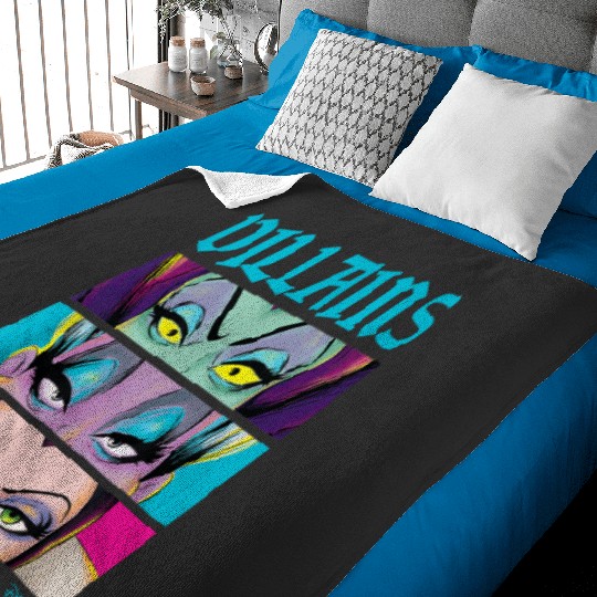 Disney Villain Villains Stacked Baby Blankets