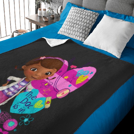 Discover Disney Doc McStuffins the dog is in Baby Blankets