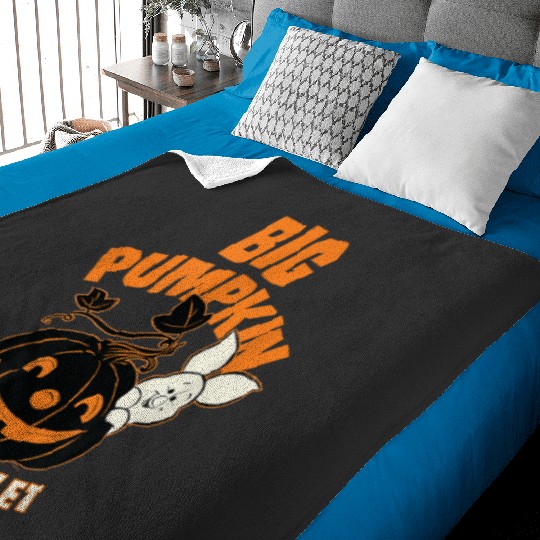 Disneys Winnie the Pooh Big Pumpkin Little Pigle Baby Blankets
