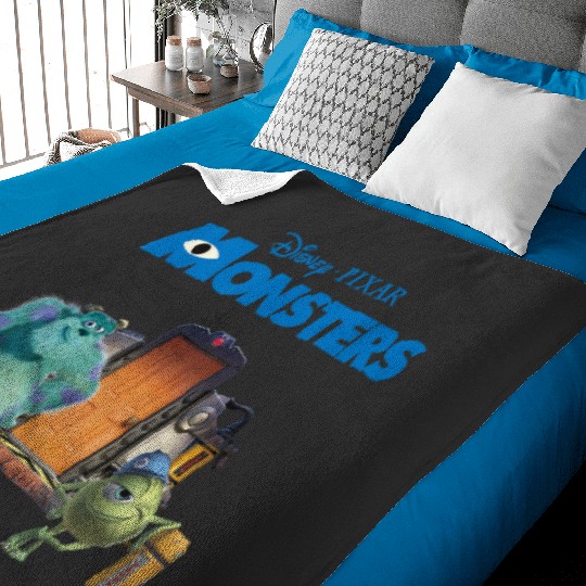 Disney Monsters Inc Scream Factory Graphic T 202 Baby Blankets