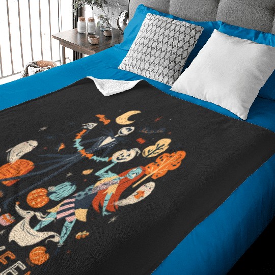 Disney The Nightmare Before Christmas Jack Sally Baby Blankets