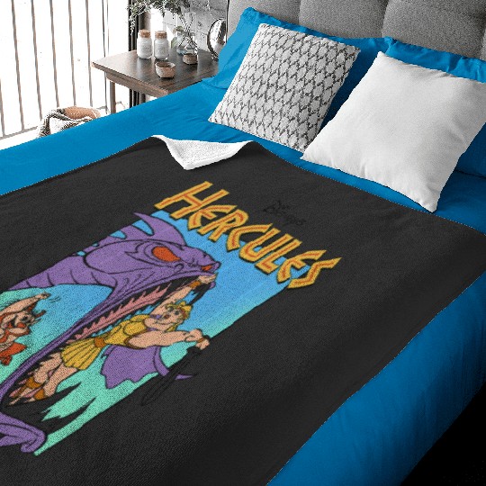Disney Hercules Hydra Battle Retro Graphic Baby Blankets