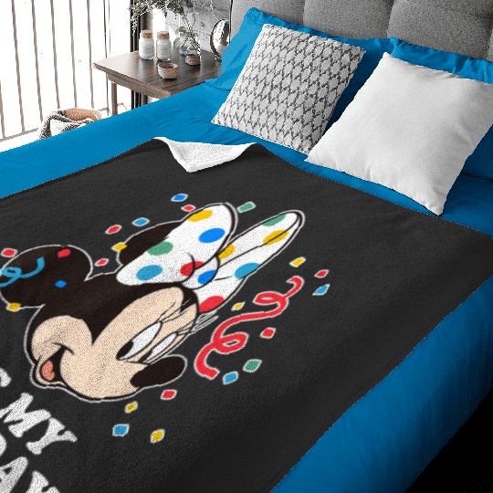 Discover Disney Minnie Mouse Its My Birthday 6901 Baby Blankets