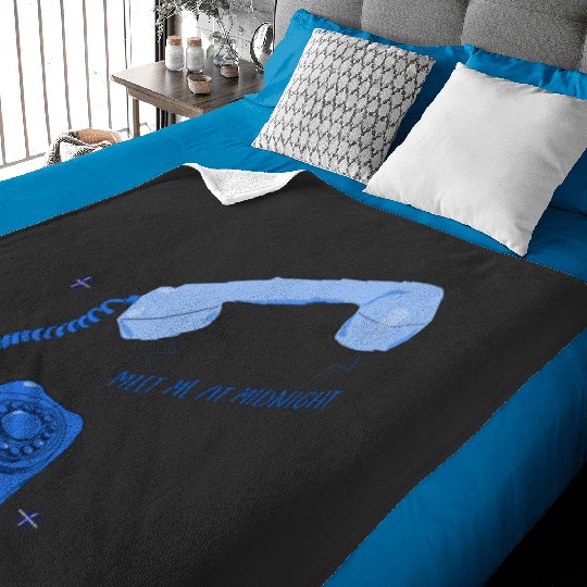 Meet Me at Midnight Baby Blankets