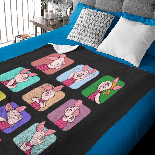Disney Piglet Moods Baby Blankets, Winnie The Pooh Portrait Baby Blankets