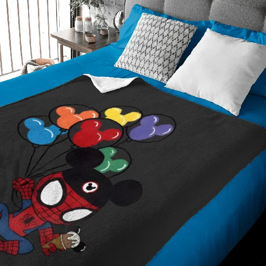 Spider Man Disney Baby Blankets ,Disney Balloons Baby Blankets , Disney Marvel Baby Blankets, Marvel Family Baby Blankets , Disney Trip 2023.