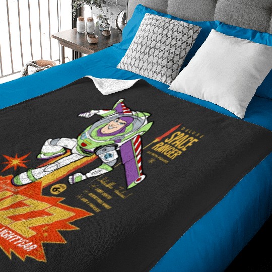 Retro Toy Story Buzz Lightyear  Baby Blankets, Woody Buzz world, Disney Vacation 2023 Baby Blankets, Disneyworld Baby Blankets