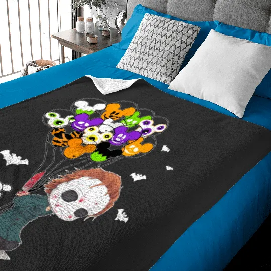 Michael Myers Baby Blankets, Disney Balloon Baby Blankets